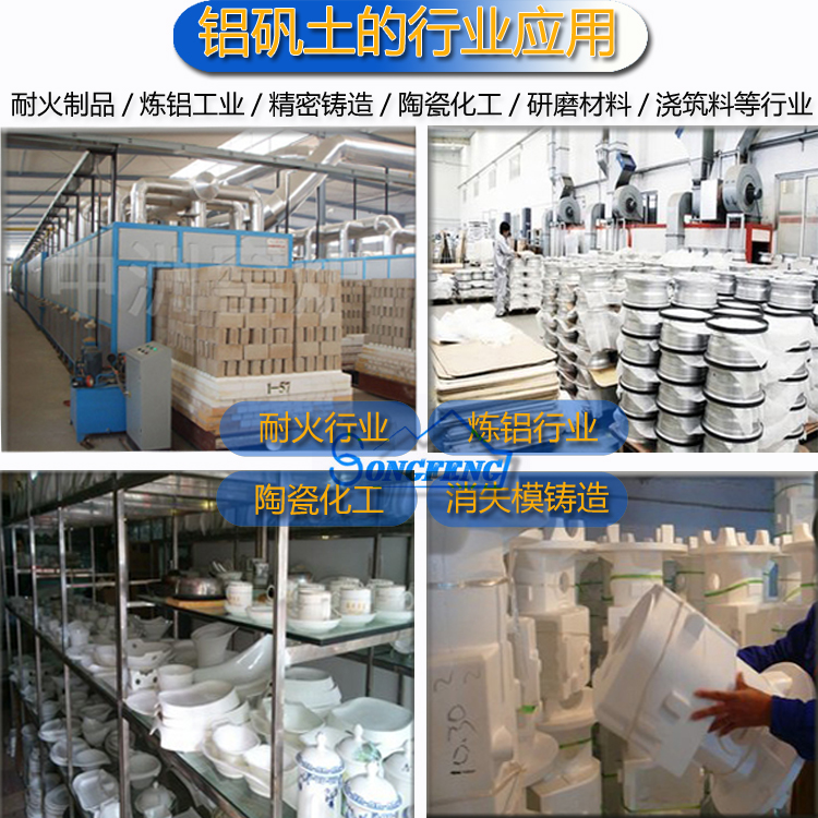 鋁礬土/鋁礬土骨料行業應用